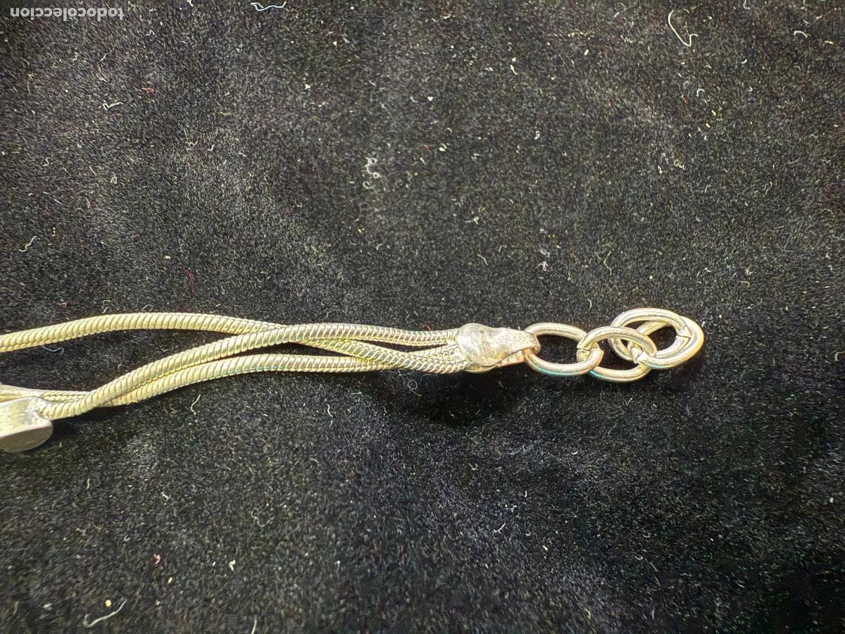 Antig&uuml;edades: PULSERA DE PLATA - MEDIDA ABIERTA 19 CM - Foto 3