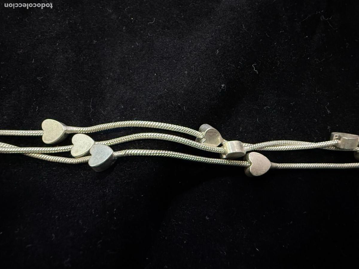 Antig&uuml;edades: PULSERA DE PLATA - MEDIDA ABIERTA 19 CM - Foto 5