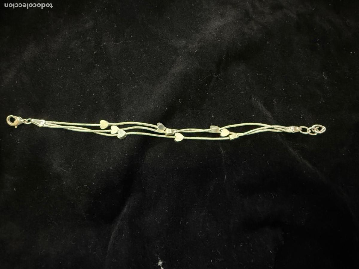 Antig&uuml;edades: PULSERA DE PLATA - MEDIDA ABIERTA 19 CM - Foto 1