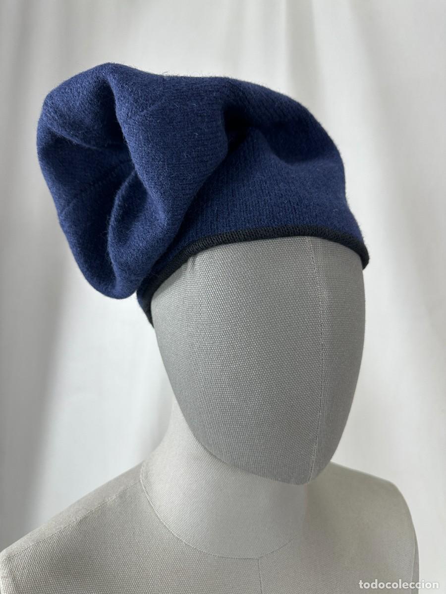 Antig&uuml;edades: BARRETINA, GORRA DE LANA AZUL - Foto 11