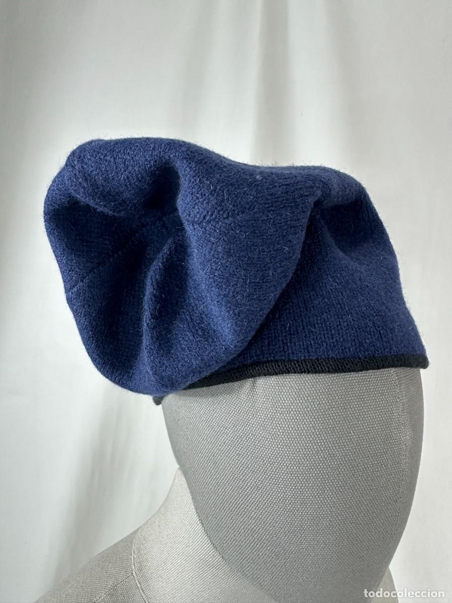 Antig&uuml;edades: BARRETINA, GORRA DE LANA AZUL - Foto 12