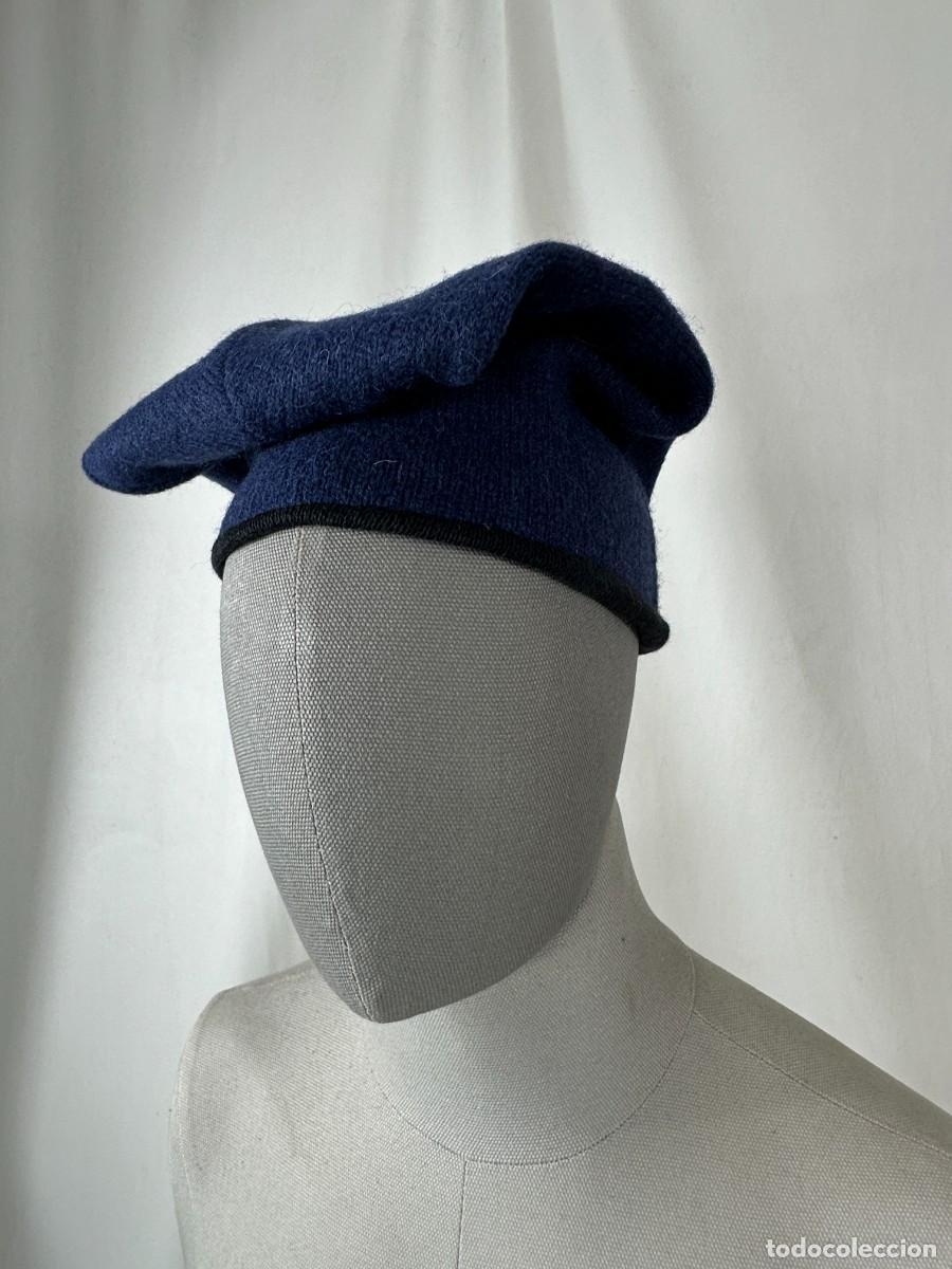 Antig&uuml;edades: BARRETINA, GORRA DE LANA AZUL - Foto 14
