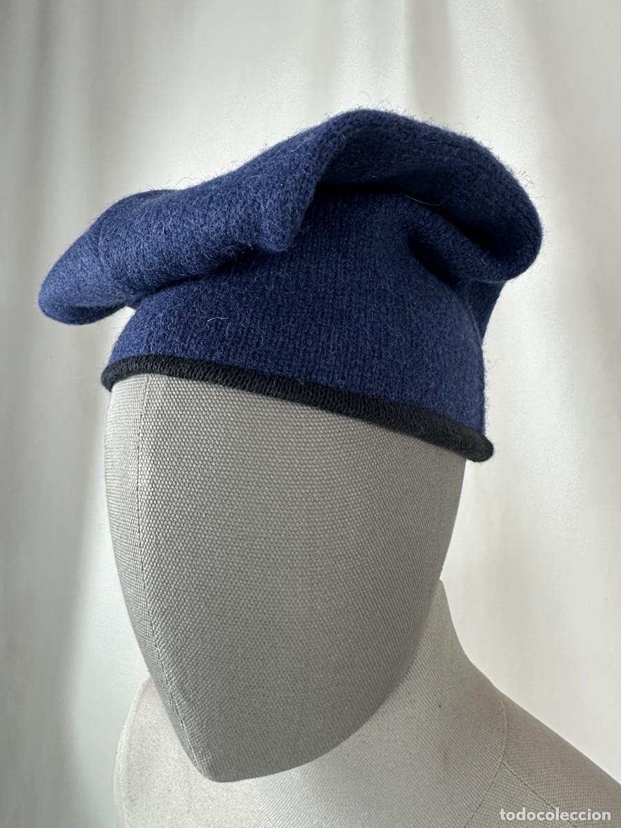 Antig&uuml;edades: BARRETINA, GORRA DE LANA AZUL - Foto 15