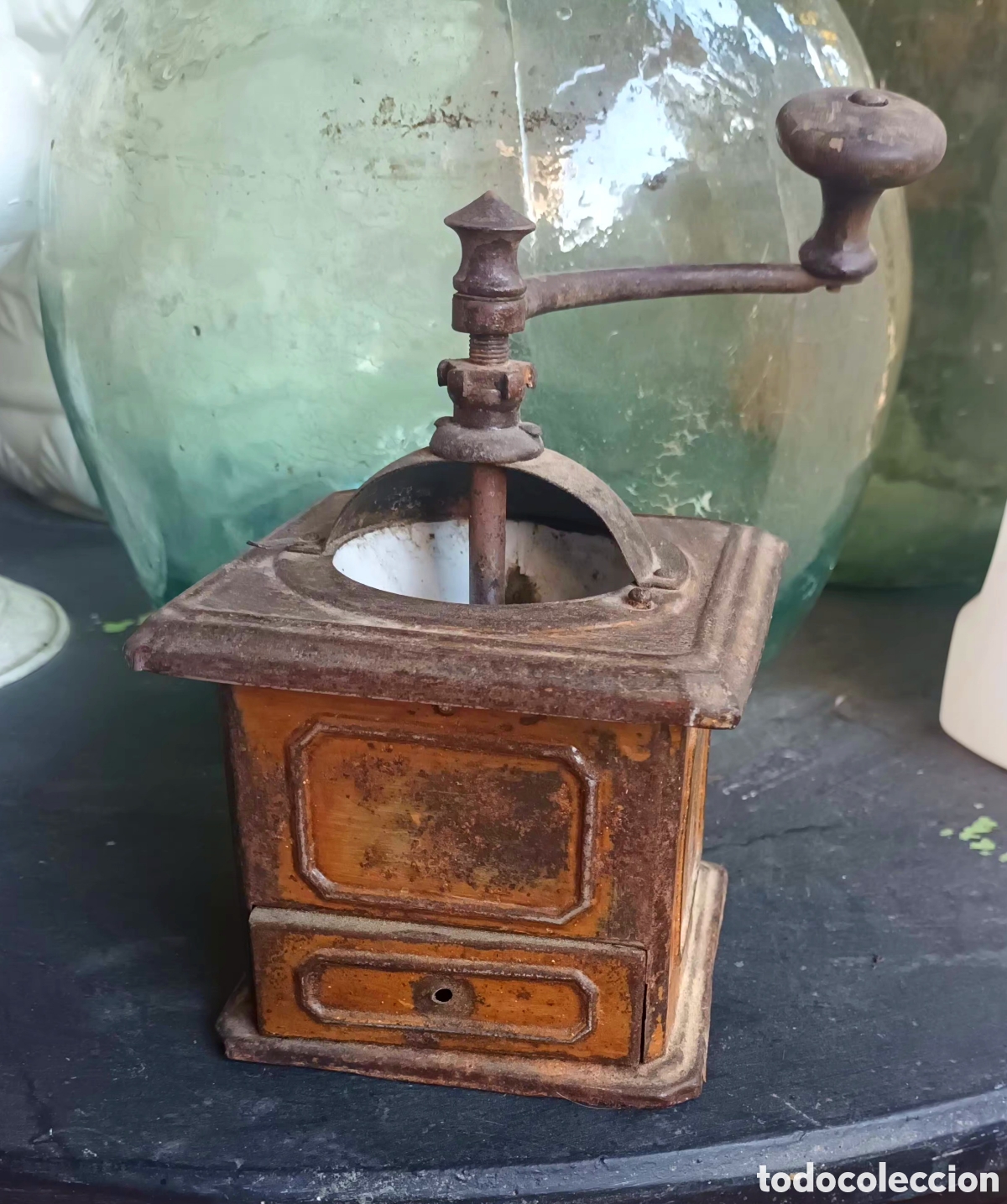 Antig&uuml;edades: Antiguo Molinillo de Caf&eacute; Molinillo de caf&eacute; antiguo r&uacute;stico