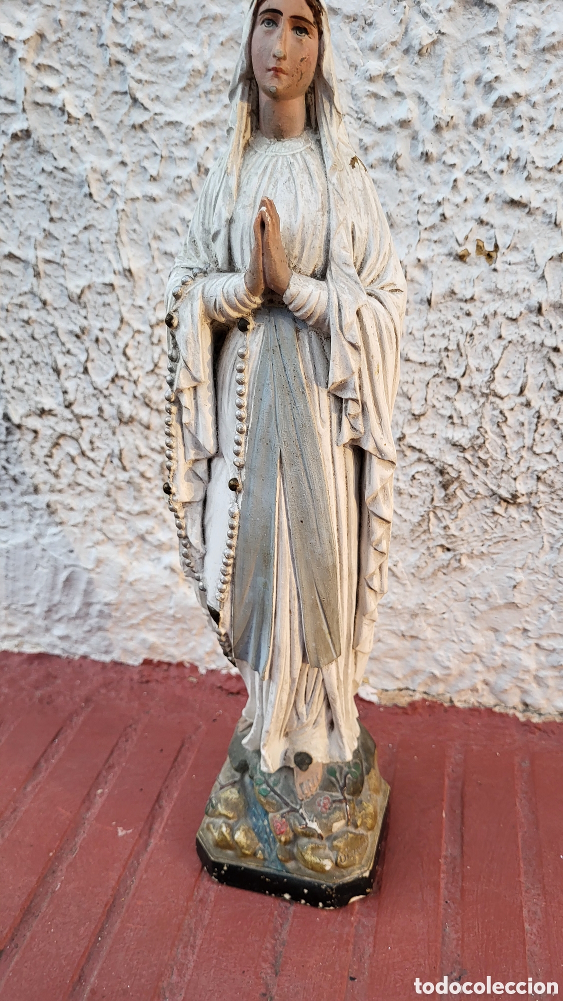 Antig&uuml;edades: Antigua figura Religiosa - Foto 2