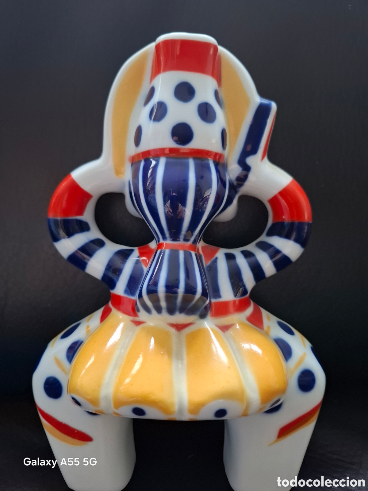 Antig&uuml;edades: Figura carnaval Cigarr&oacute;n de Sargadelos - Foto 2