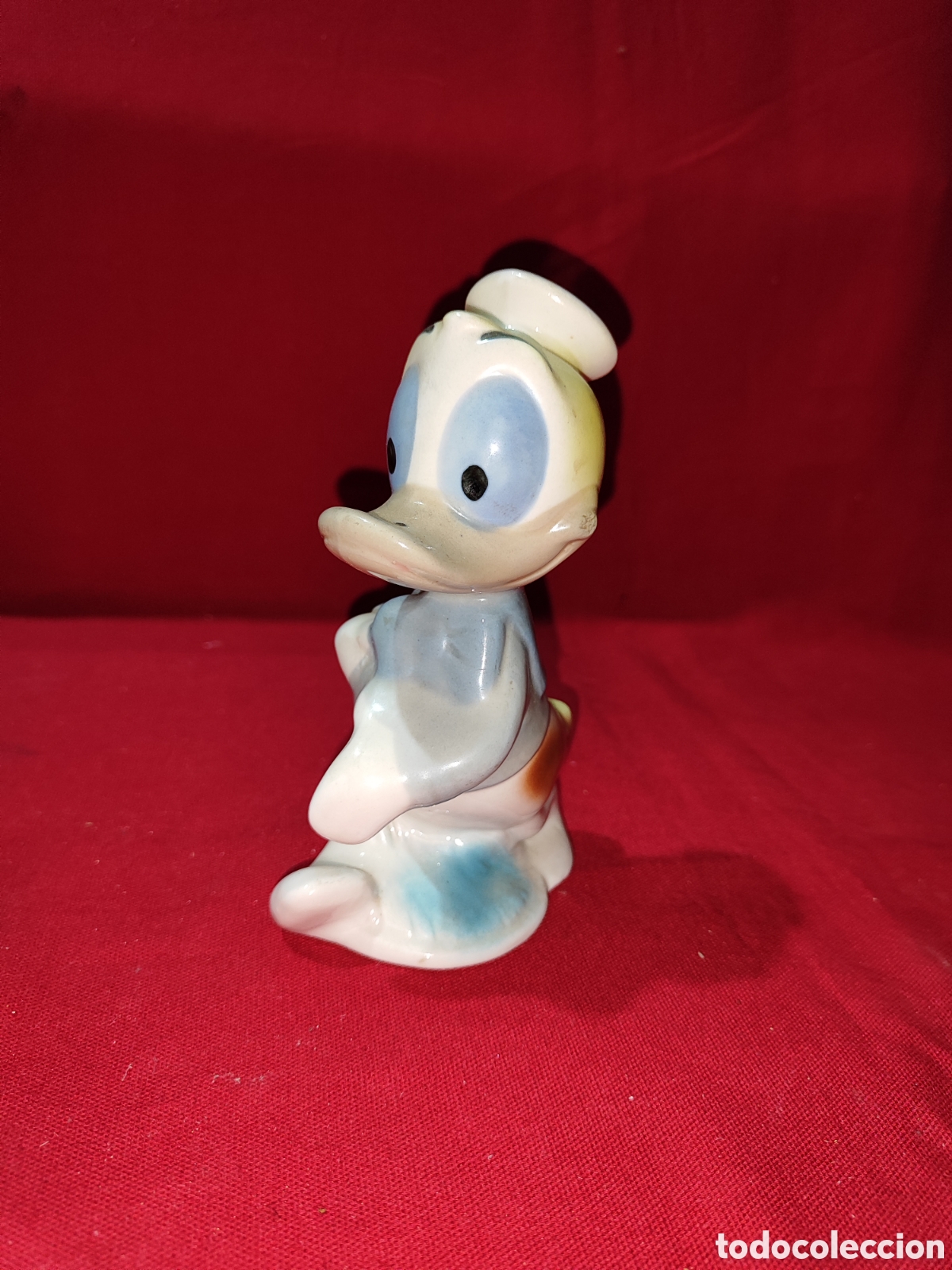 Antiquit&auml;ten: Original figura de porcelana Pato Donals Walt Disney Productions Made In Spain a&ntilde;os 70
