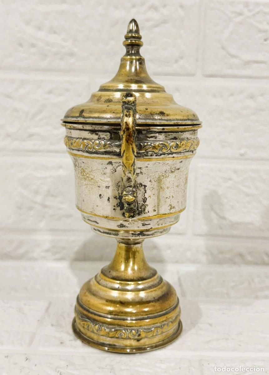 Antig&uuml;edades: Antigua copa trofeo tipo c&aacute;liz - Foto 3