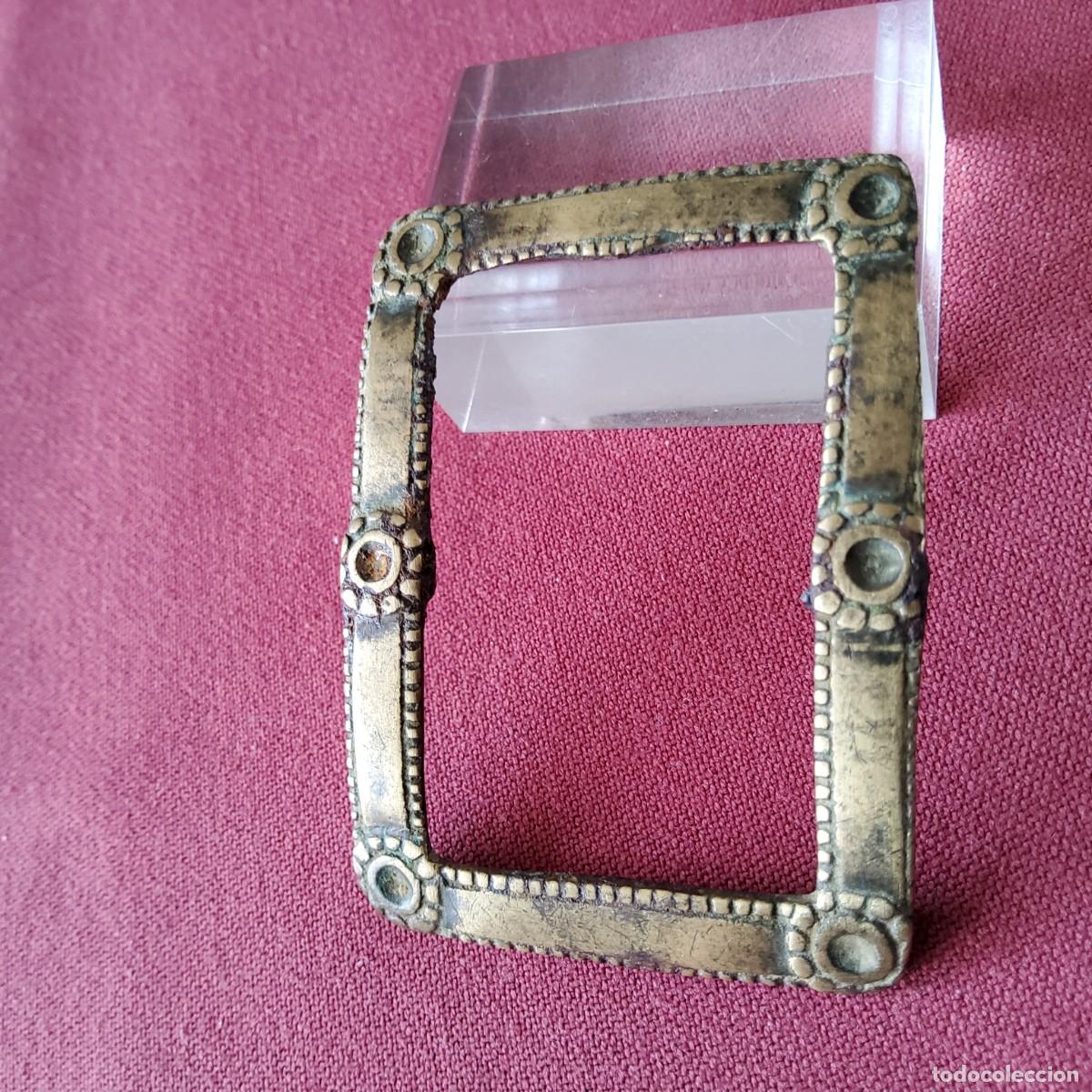 Antig&uuml;edades: ANTIGUA HEBILLA MEDIEVAL DE BRONCE - Foto 2