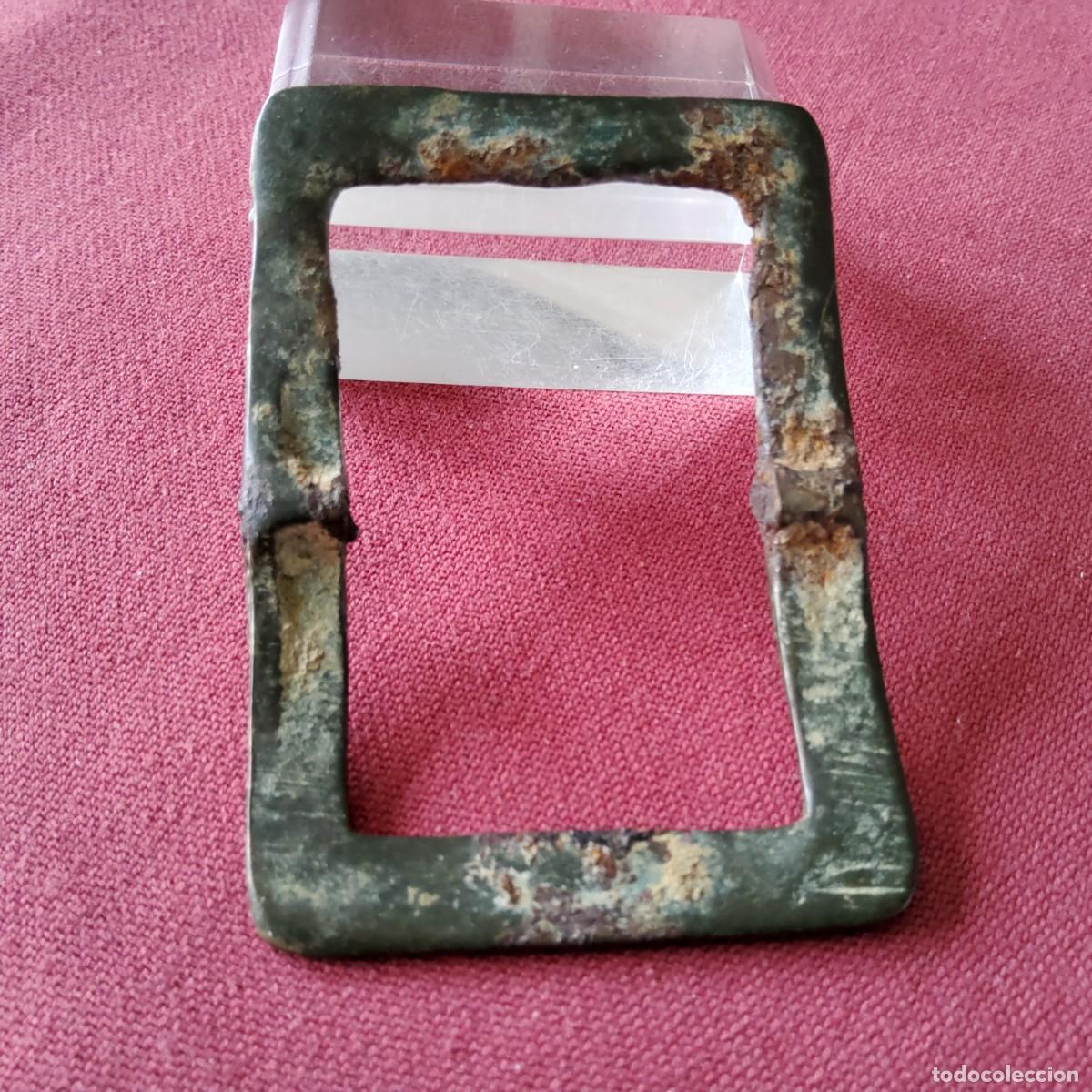 Antig&uuml;edades: ANTIGUA HEBILLA MEDIEVAL DE BRONCE - Foto 4