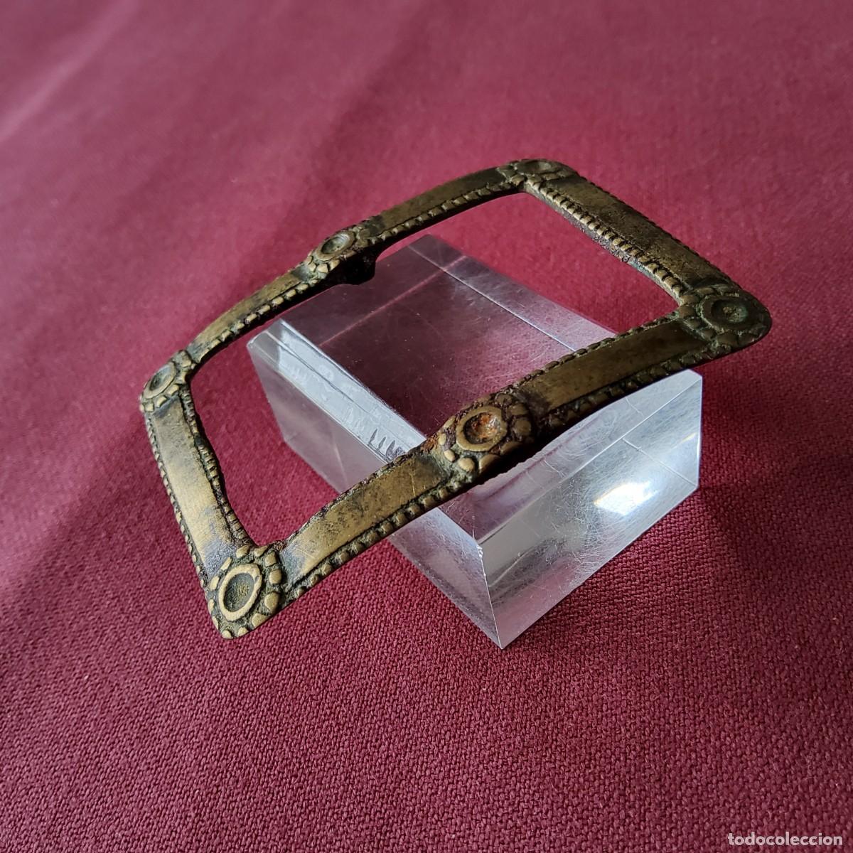 Antig&uuml;edades: ANTIGUA HEBILLA MEDIEVAL DE BRONCE - Foto 8