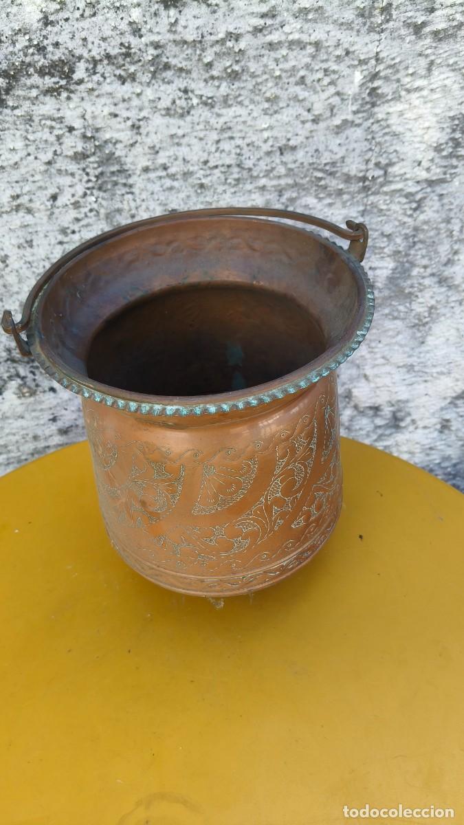 Antig&uuml;edades: Sceau cuivre martel&eacute; 1940 - Foto 1