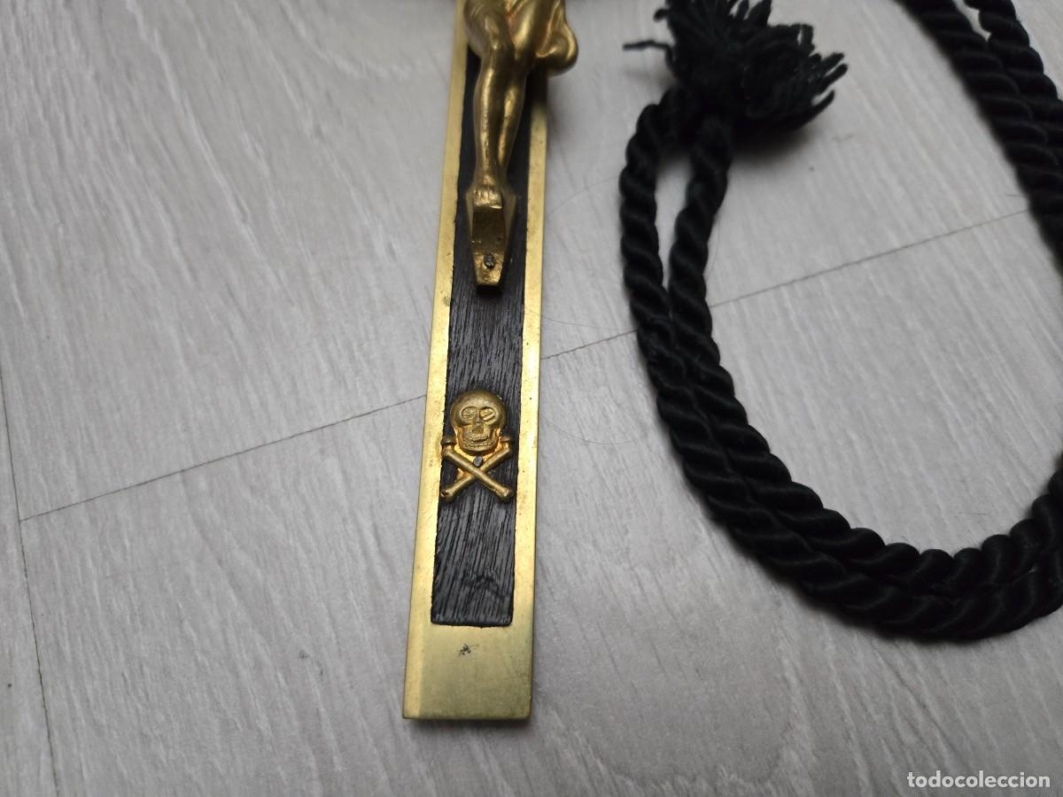 Antig&uuml;edades: CRUCIFIJO EN BRONCE, 21 CMS - Foto 4