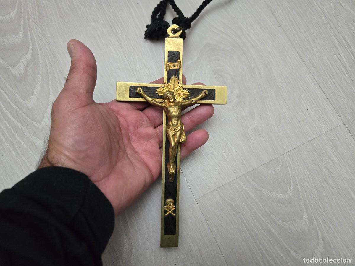 Antig&uuml;edades: CRUCIFIJO EN BRONCE, 21 CMS - Foto 7