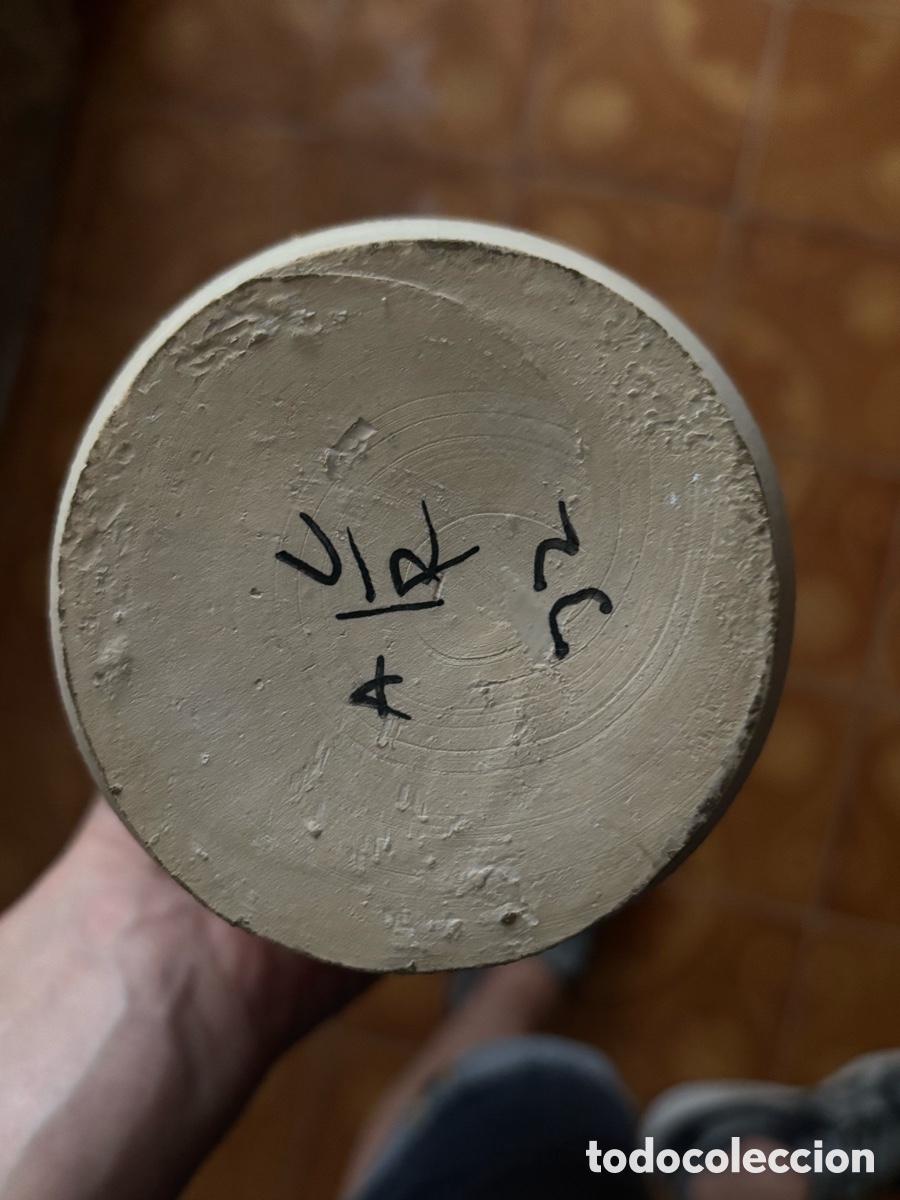 Antig&uuml;edades: Jarra con 6 vasos pintado a mano - Foto 7