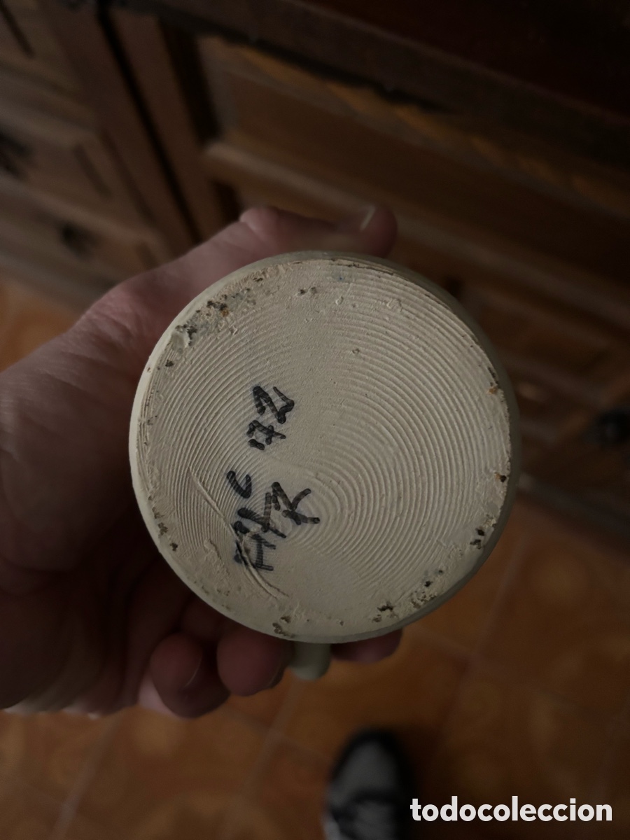 Antig&uuml;edades: Jarra con 6 vasos pintado a mano - Foto 8