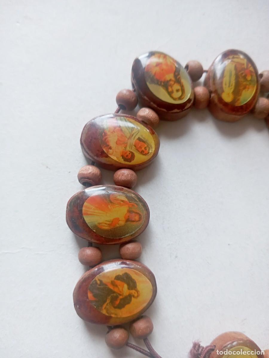 Antig&uuml;edades: BONITO COLLAR ANTIGUO CON VIRGENES - Foto 3
