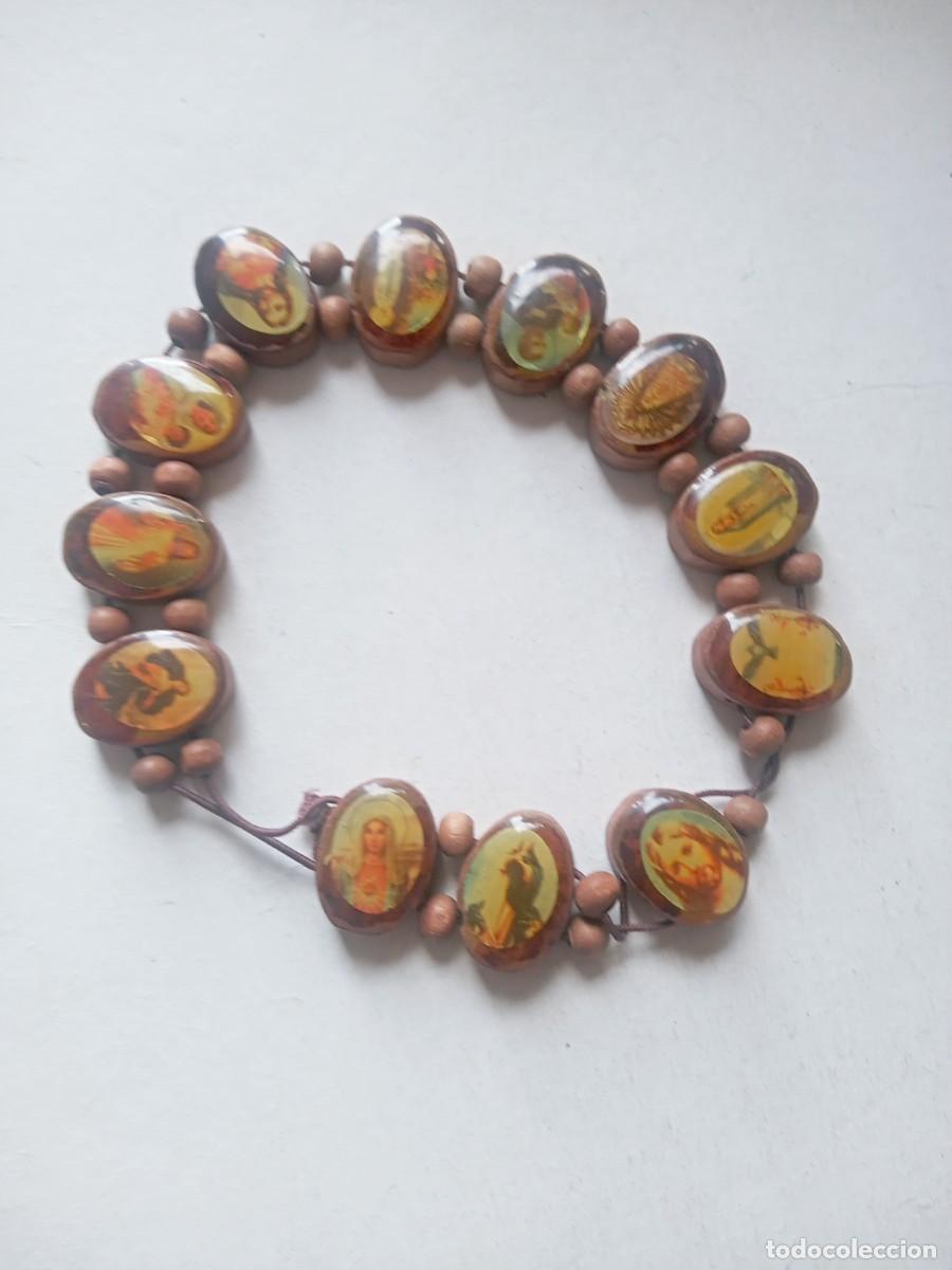 Antig&uuml;edades: BONITO COLLAR ANTIGUO CON VIRGENES - Foto 4