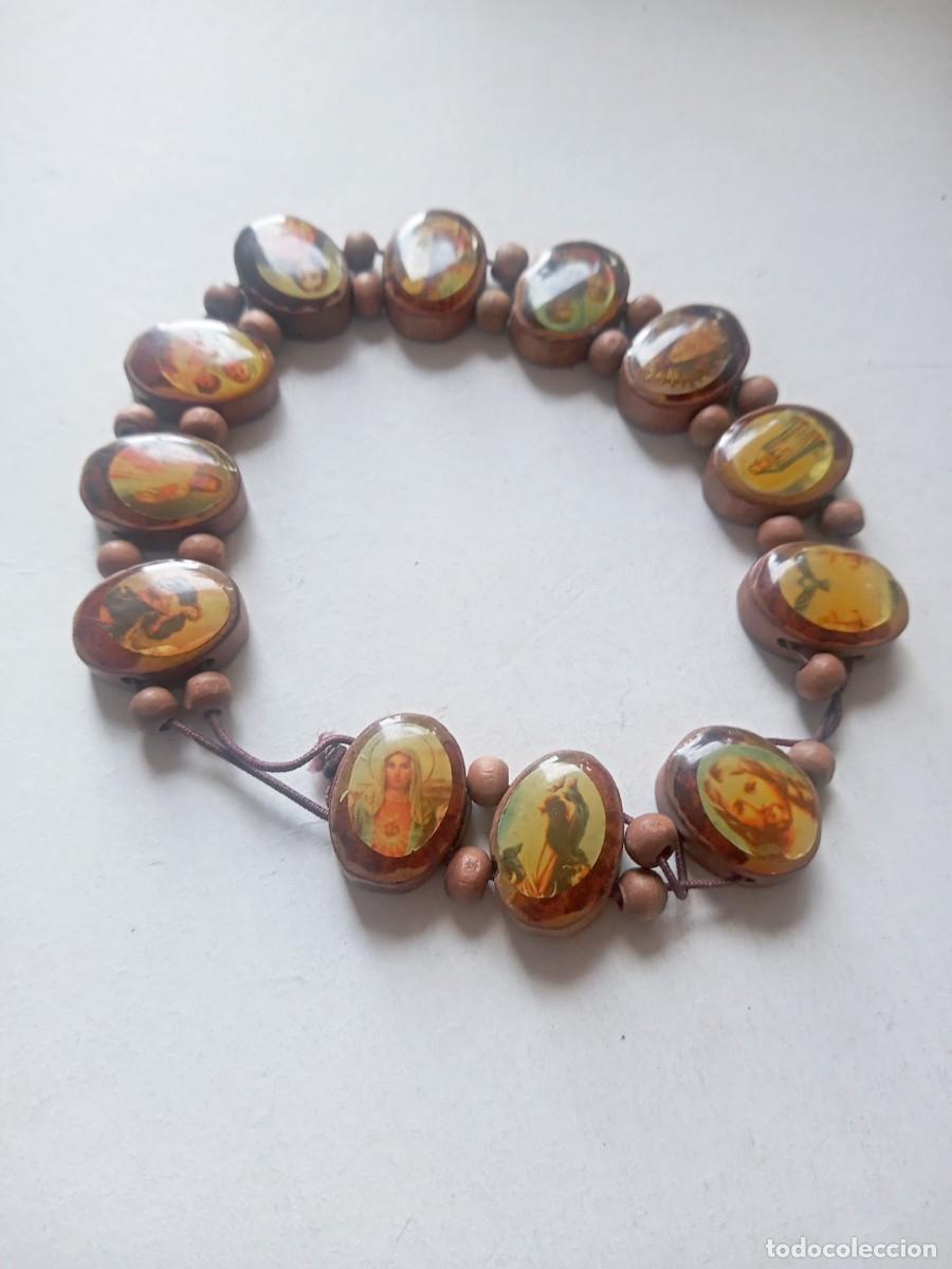 Antig&uuml;edades: BONITO COLLAR ANTIGUO CON VIRGENES - Foto 5