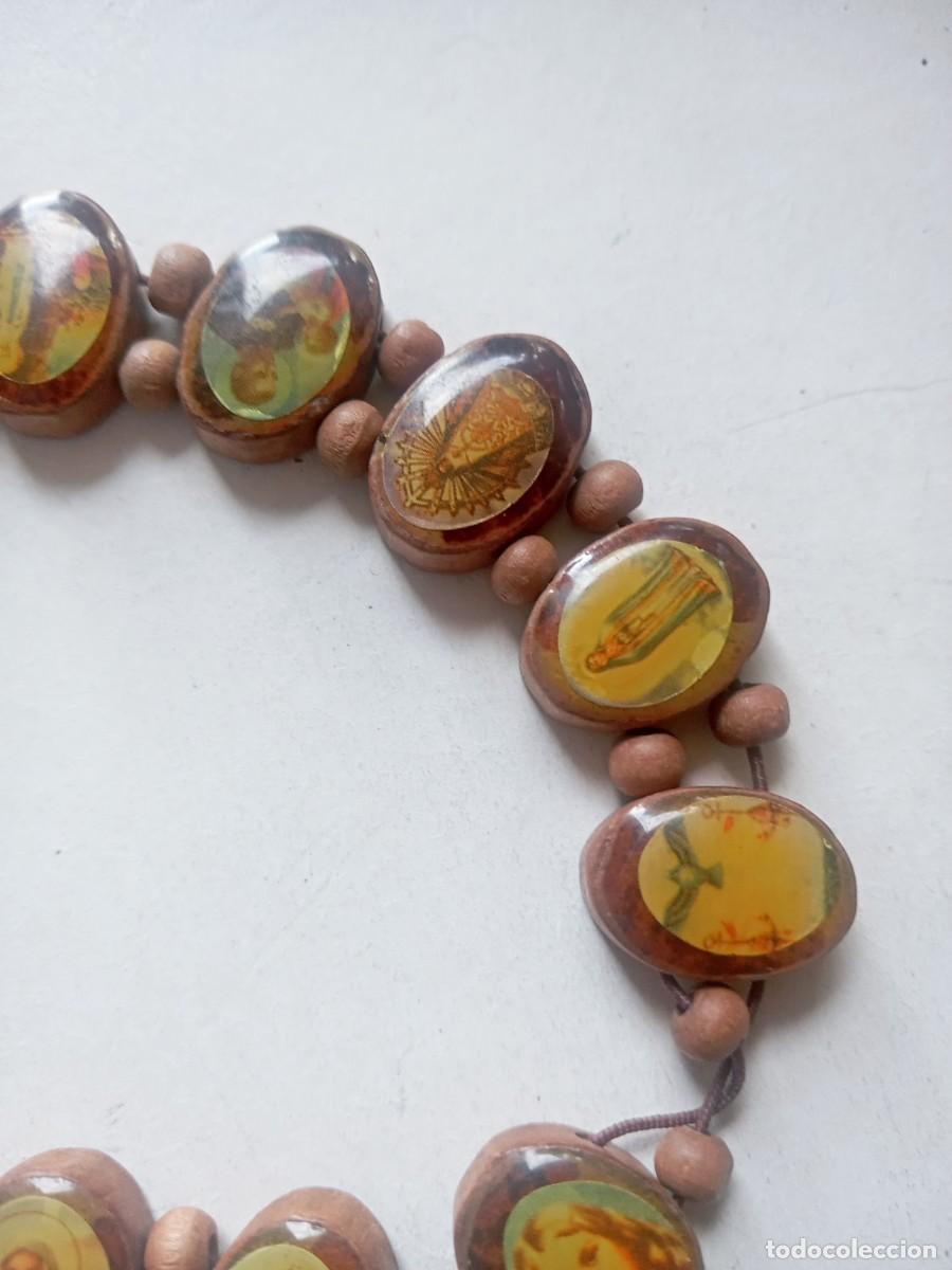 Antig&uuml;edades: BONITO COLLAR ANTIGUO CON VIRGENES - Foto 10