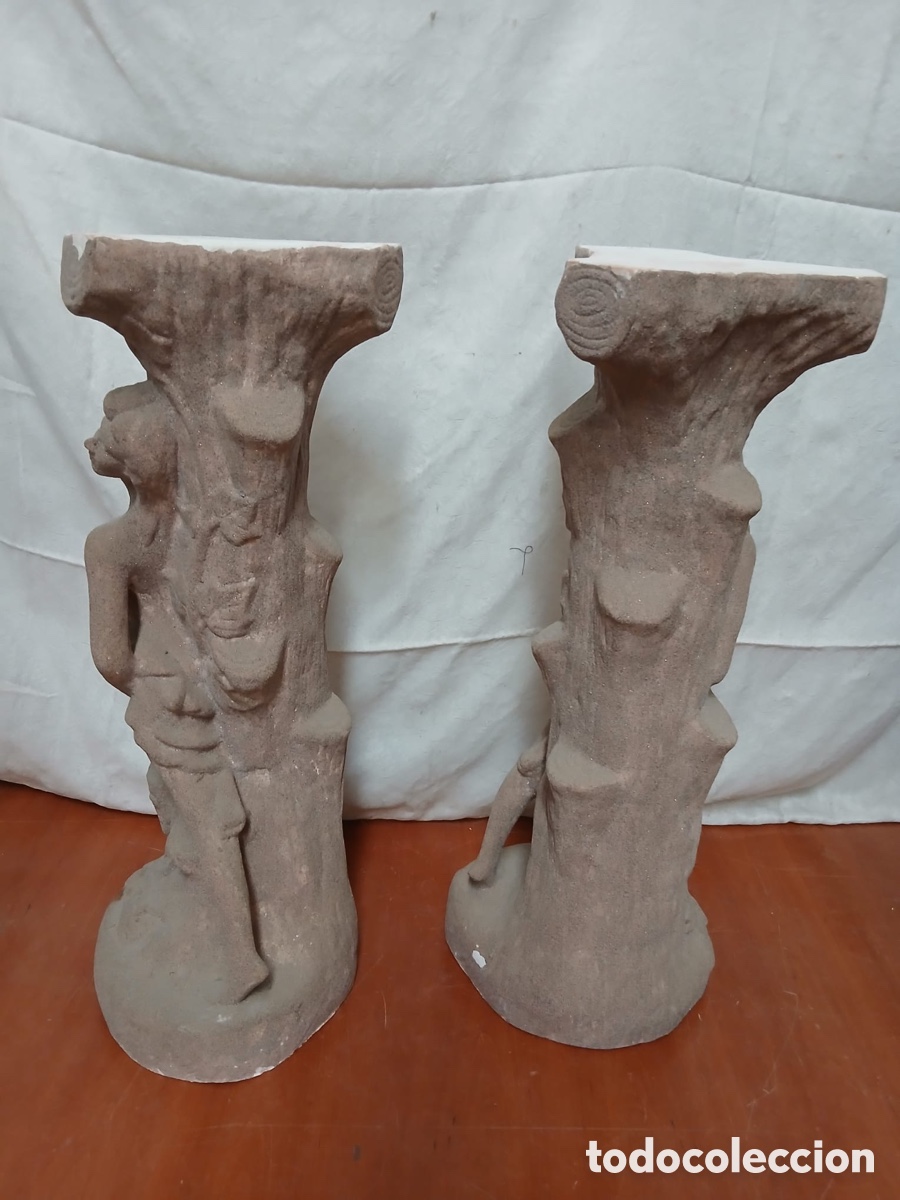 Antig&uuml;edades: Pies de mesa escayola - Foto 3