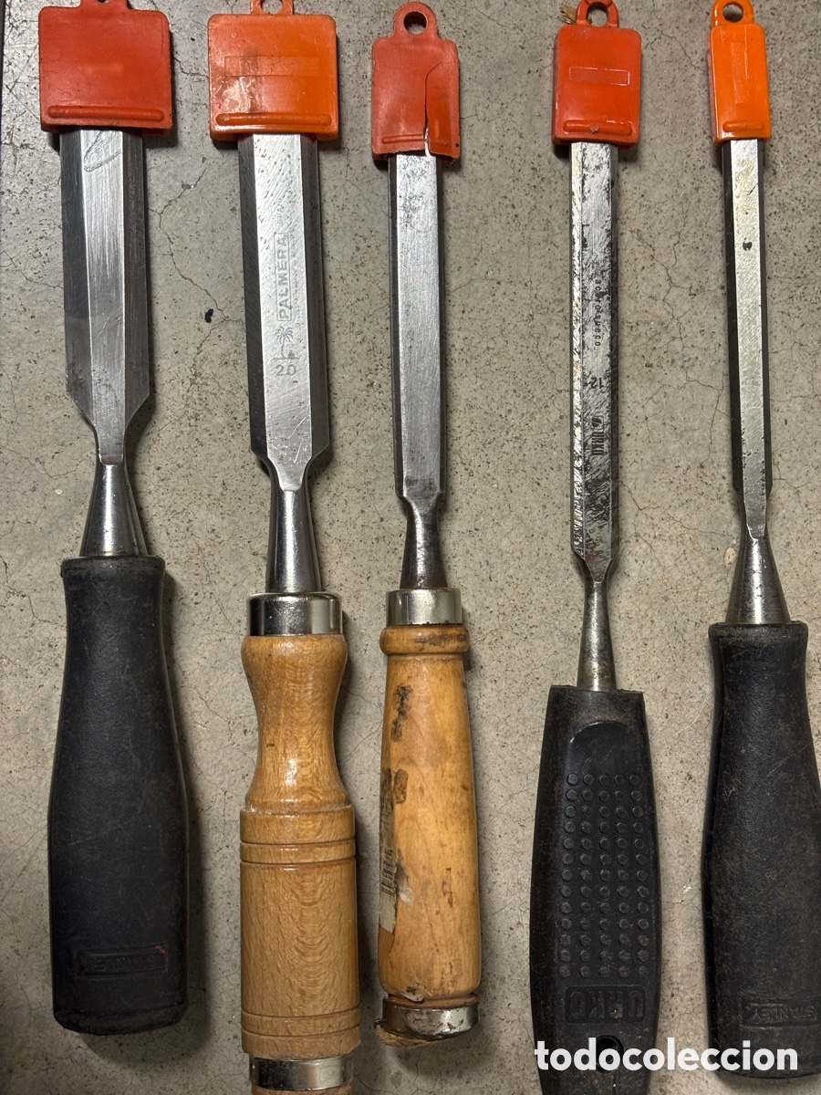 Antig&uuml;edades: Lote de herramientas de carpinter&iacute;a vintage - Foto 6