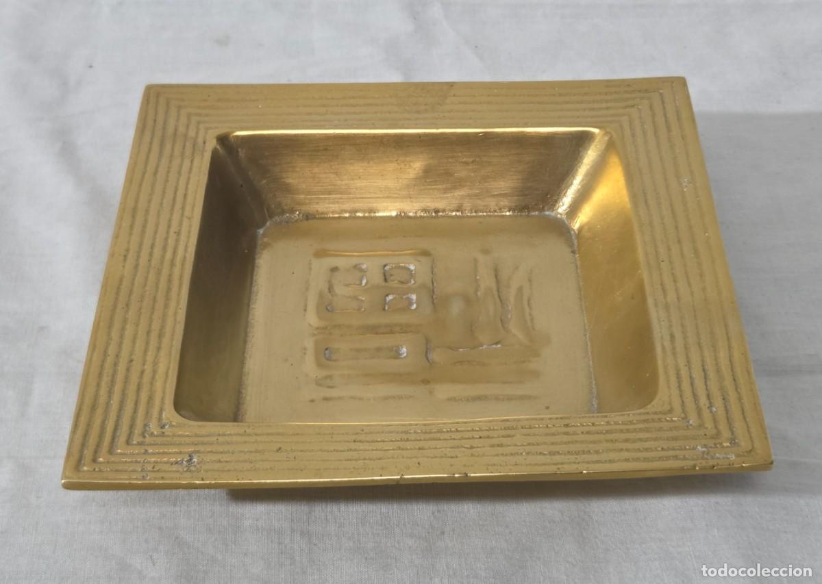Antig&uuml;edades: Bandeja de bronce oriental - Foto 3