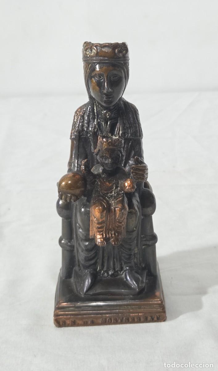 Antig&uuml;edades: Figura de plomo, N.S. De Montserrat - Foto 1