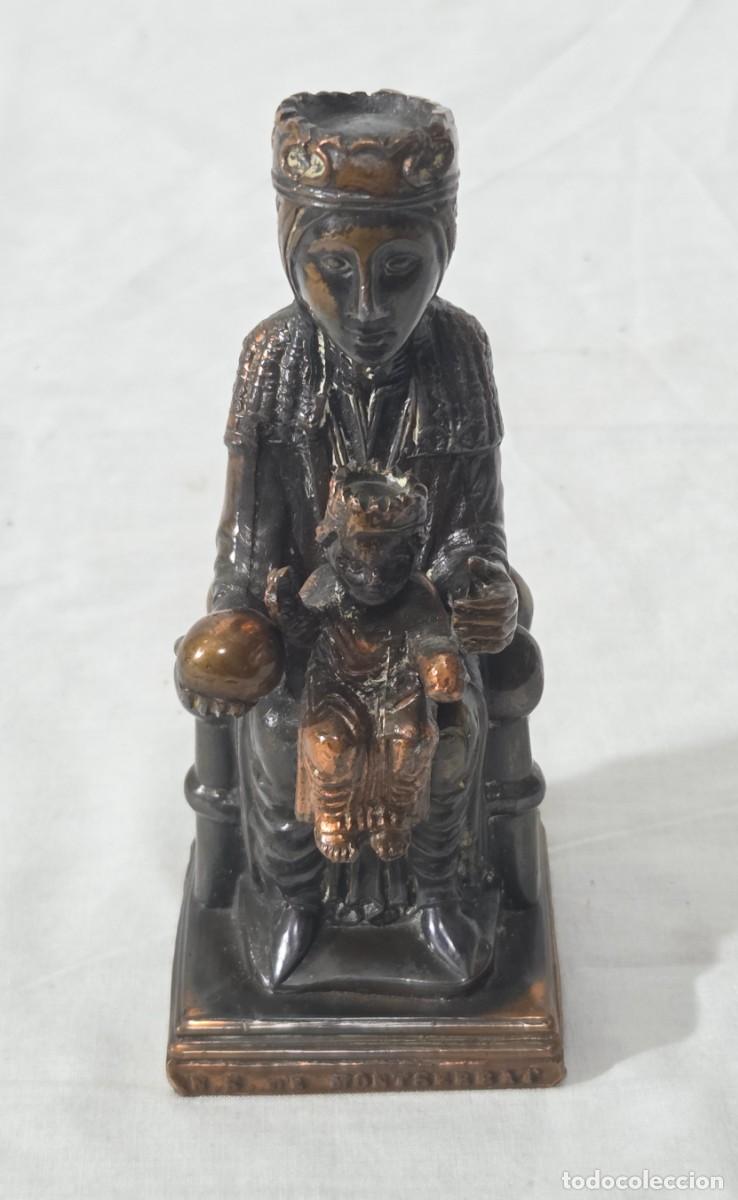 Antig&uuml;edades: Figura de plomo, N.S. De Montserrat - Foto 2