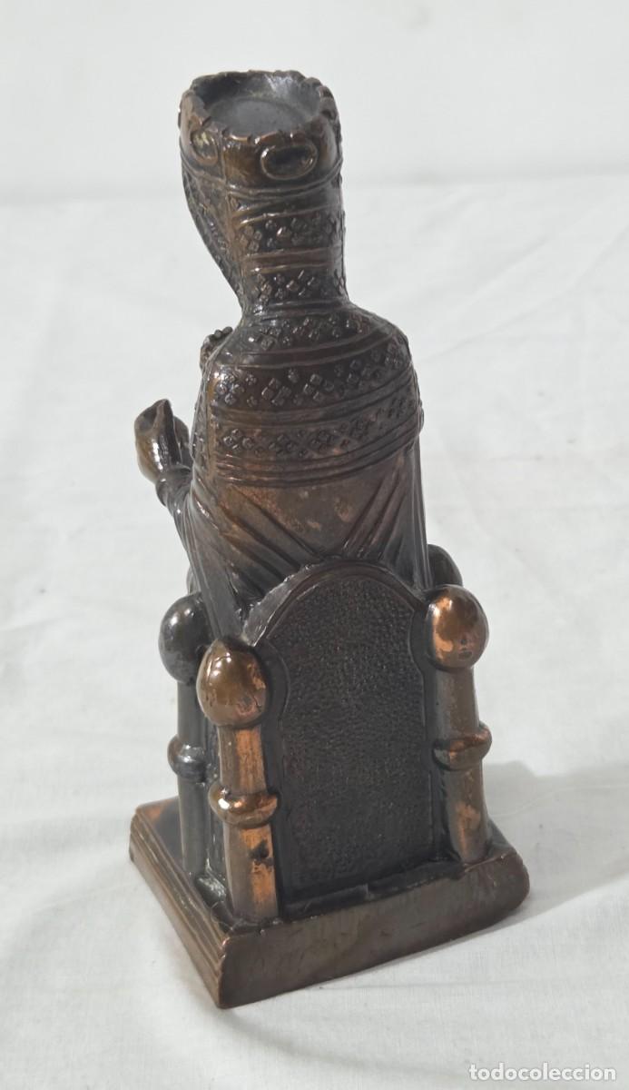 Antig&uuml;edades: Figura de plomo, N.S. De Montserrat - Foto 6