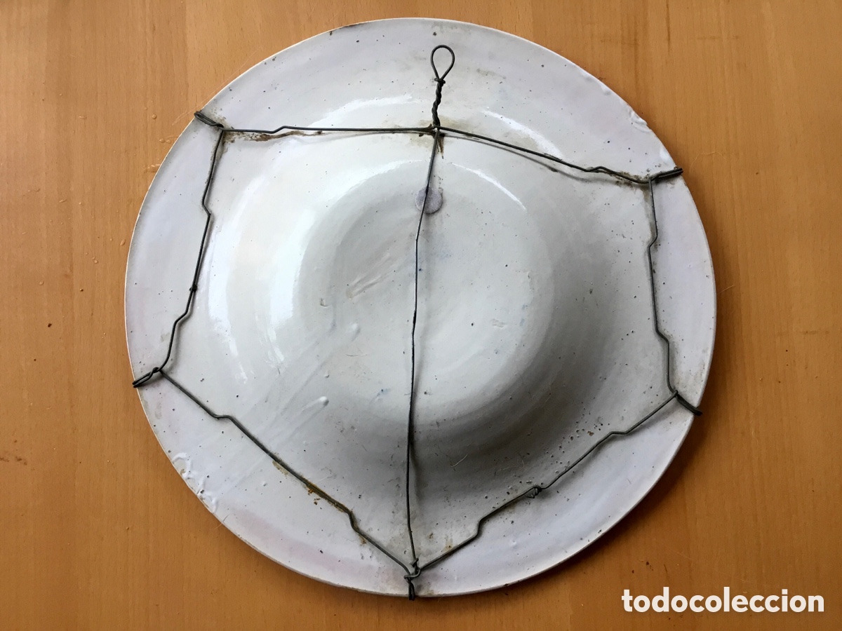 Antig&uuml;edades: Plato catal&aacute;n de loza - Foto 2