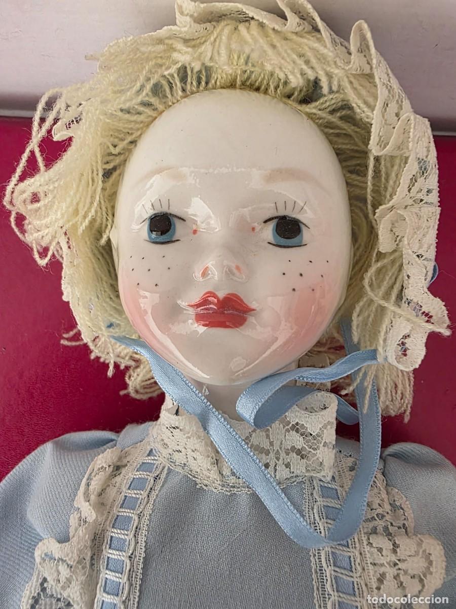 Antig&uuml;edades: Mu&ntilde;eca de porcelana de colecci&oacute;n - Foto 2