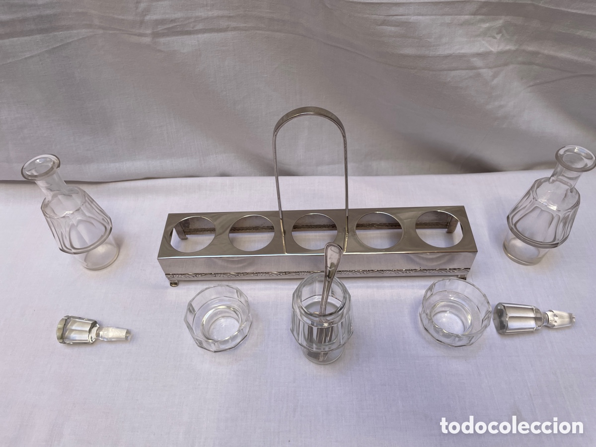 Antig&uuml;edades: Convoy plateado y cristal tallado - Foto 12