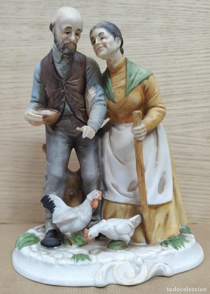 Antig&uuml;edades: Figura de porcelana biscuit - Foto 2