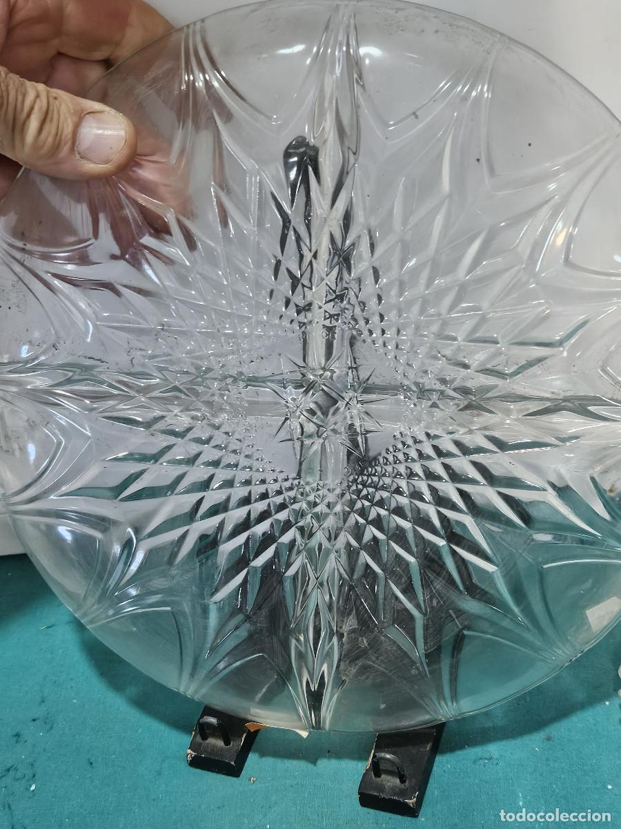 Antig&uuml;edades: plato de cristal para frutos secos - Foto 3