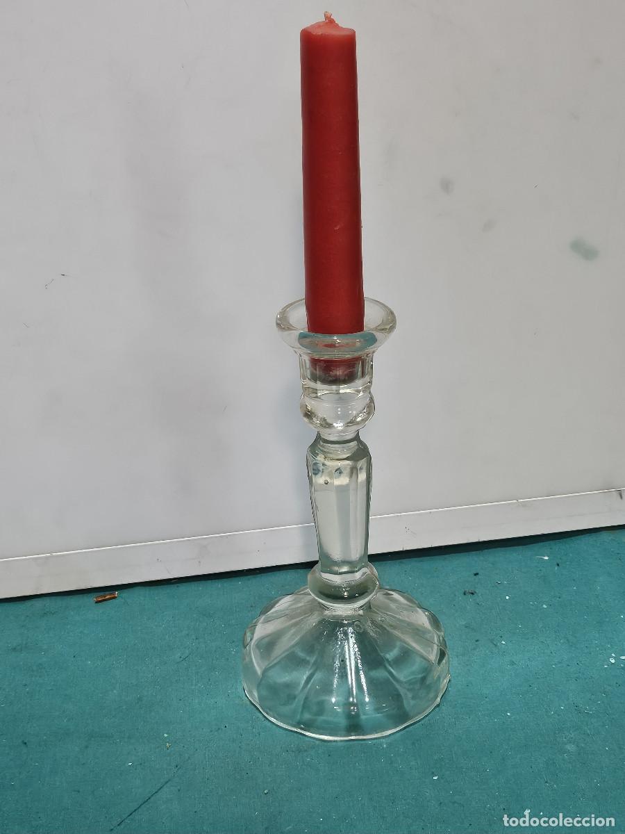 Antig&uuml;edades: velon de cristal candelabro - Foto 1
