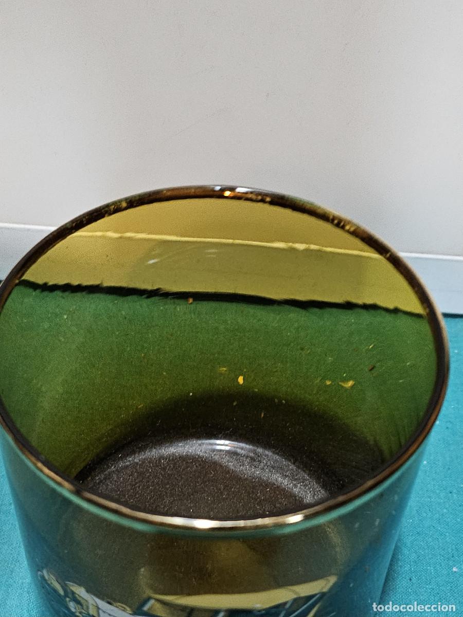 Antig&uuml;edades: vasos de cristal marron - Foto 2