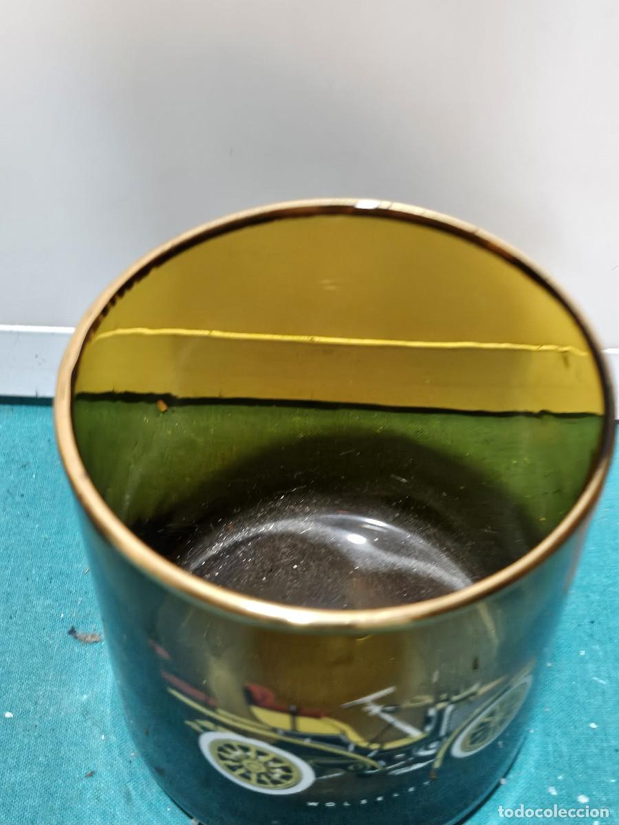 Antig&uuml;edades: vasos de cristal marron - Foto 3
