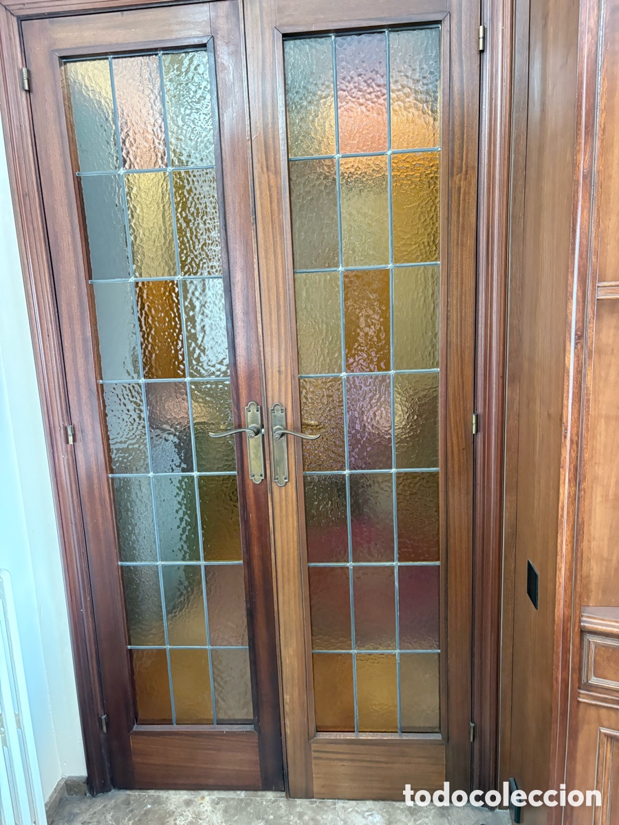 Antig&uuml;edades: Puertas de cristal trasulciro - Foto 2