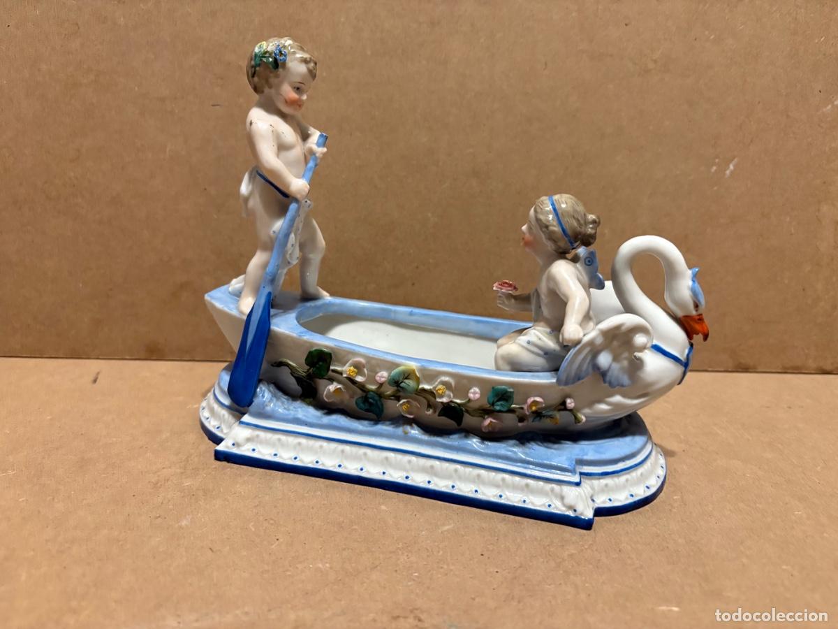 Antig&uuml;edades: Especiero de porcelana de Berl&iacute;n - Foto 2