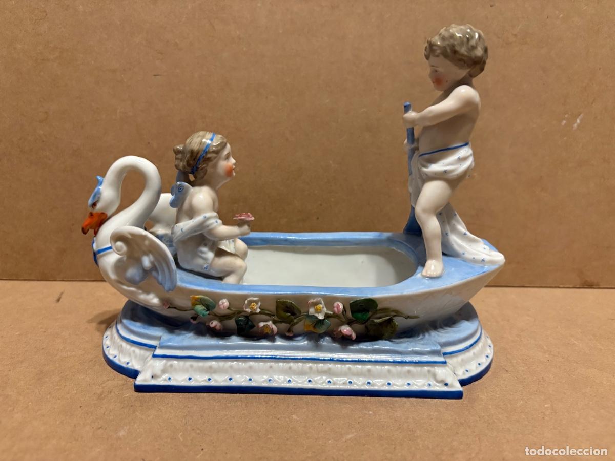 Antig&uuml;edades: Especiero de porcelana de Berl&iacute;n - Foto 4