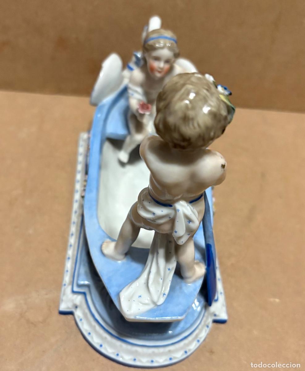 Antig&uuml;edades: Especiero de porcelana de Berl&iacute;n - Foto 7