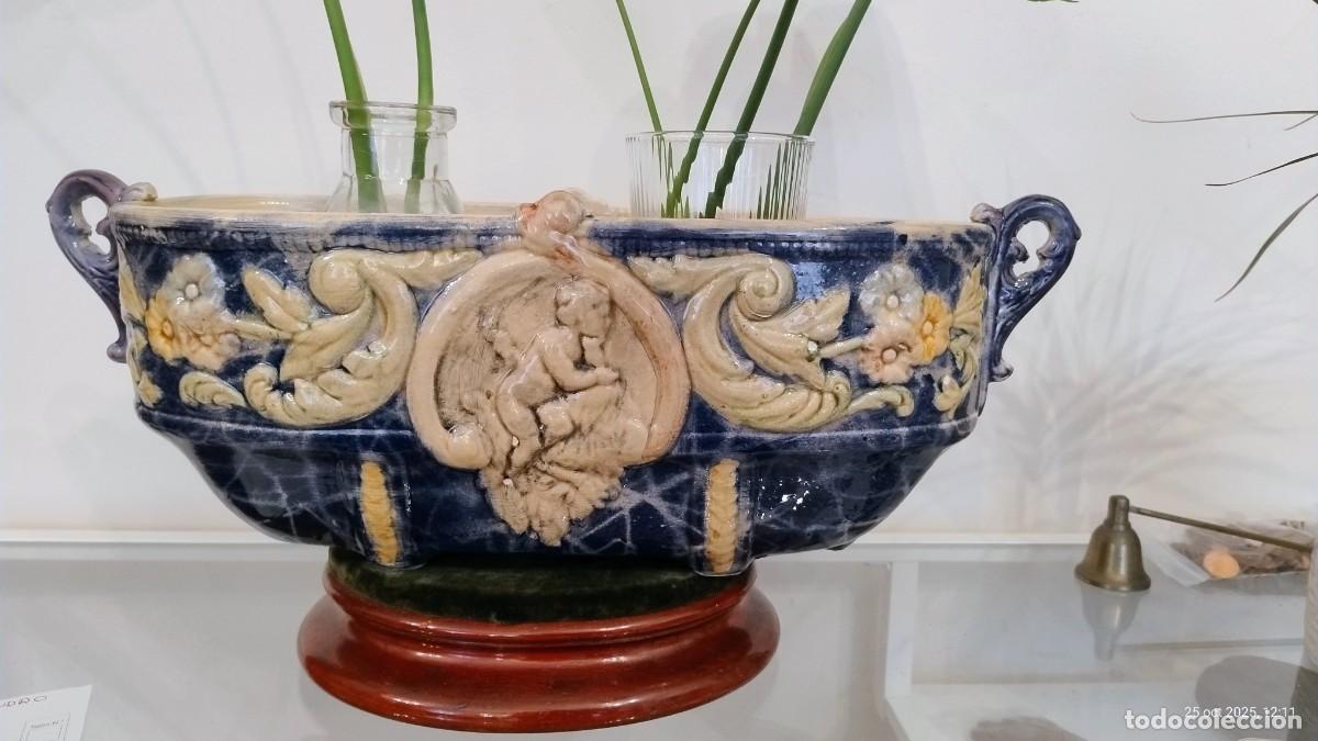 Antig&uuml;edades: ANTIGUO CENTRO DE MESA JARDINERA - Foto 1