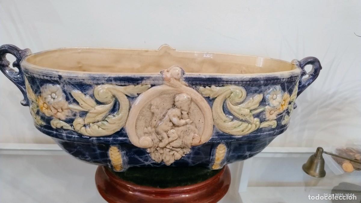 Antig&uuml;edades: ANTIGUO CENTRO DE MESA JARDINERA - Foto 6