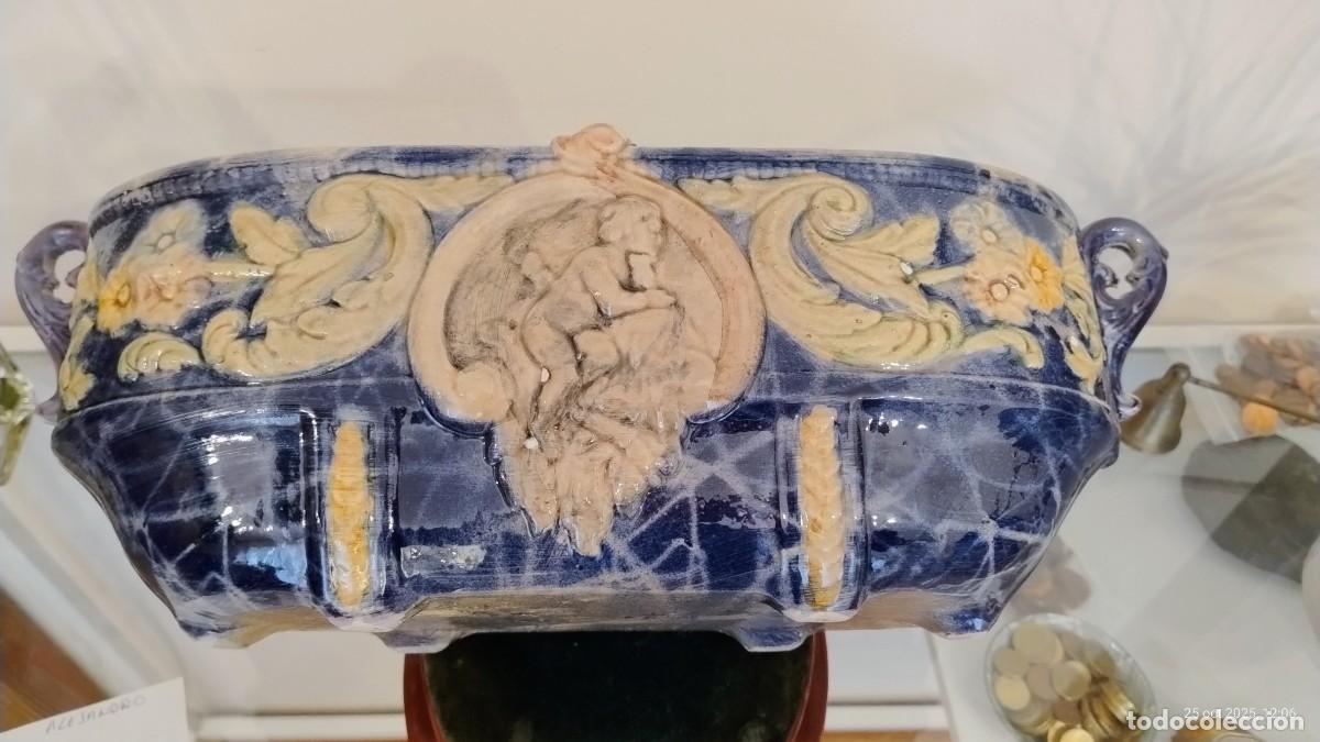 Antig&uuml;edades: ANTIGUO CENTRO DE MESA JARDINERA - Foto 13