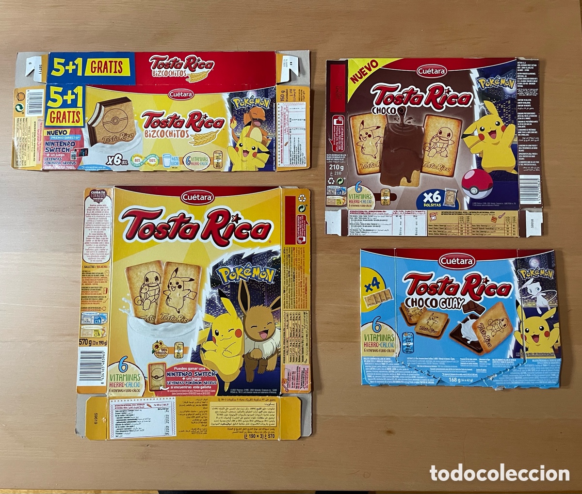 Antiques: Cajas Pokemon tosta rica