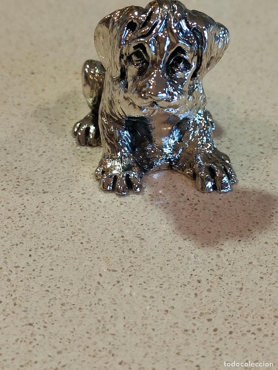 Antig&uuml;edades: FIGURA CACHORRO EN PLATA - Foto 1