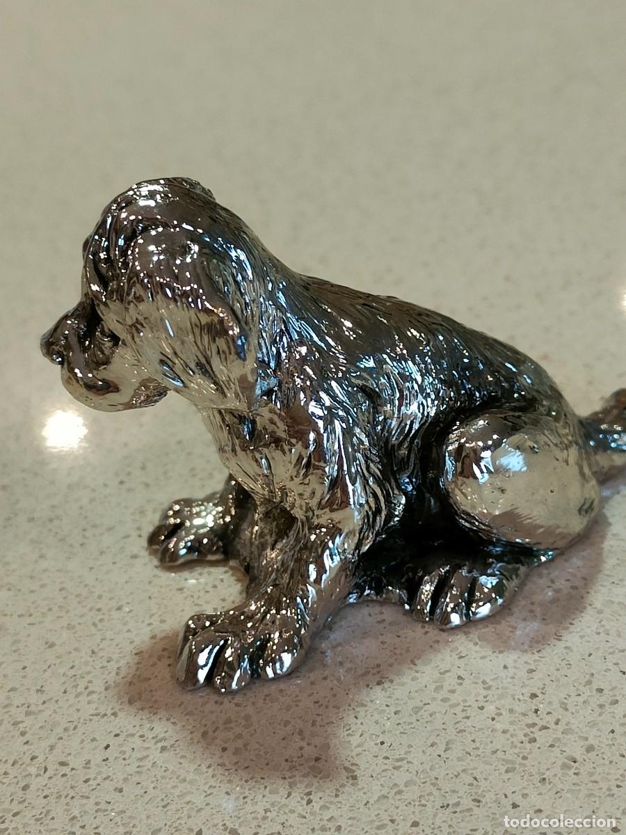 Antig&uuml;edades: FIGURA CACHORRO EN PLATA - Foto 2