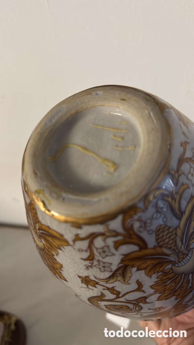 Antig&uuml;edades: JARR&Oacute;N CRAQUELADO AMBROS&Iacute;A - Foto 4