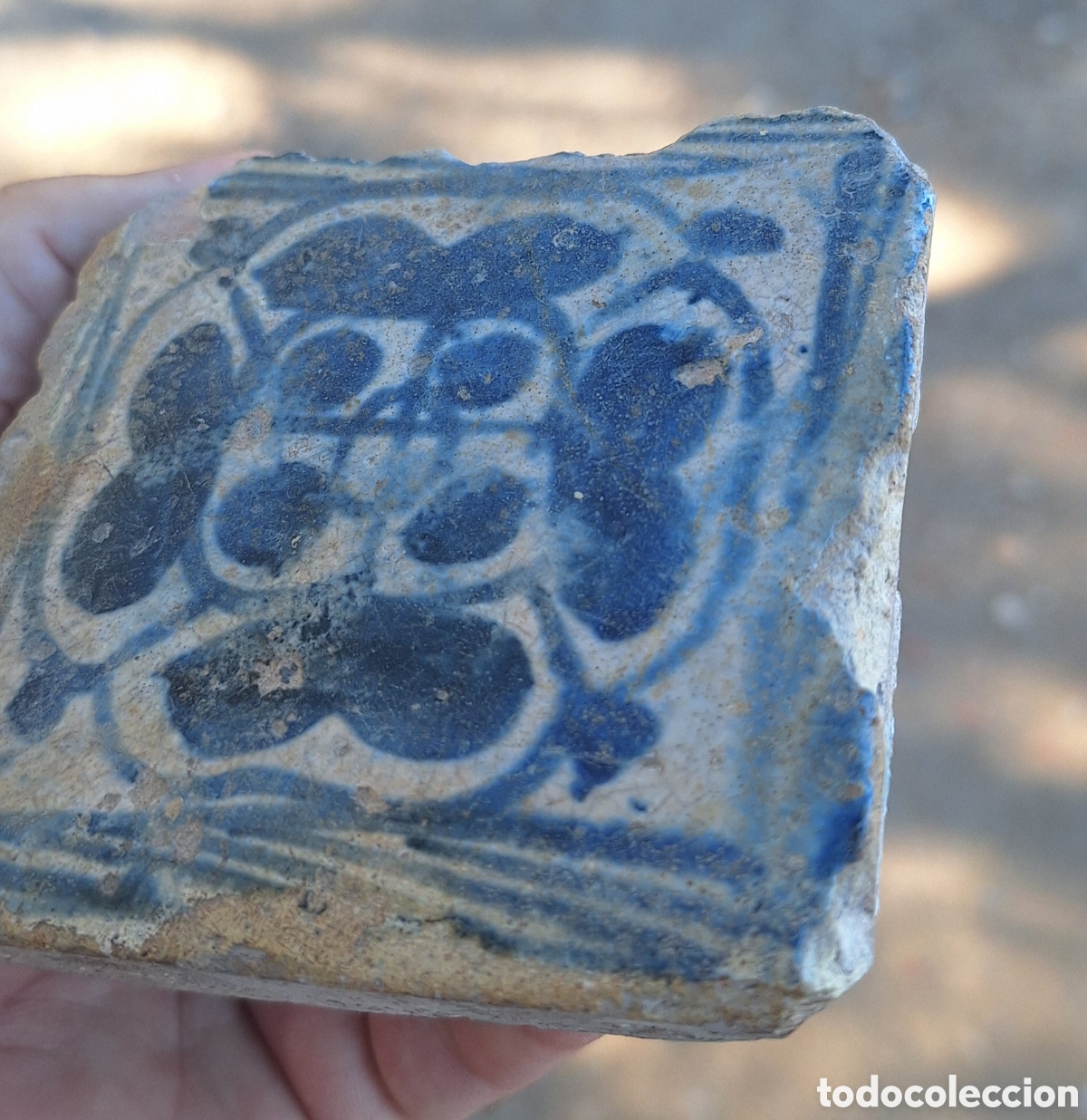 Antig&uuml;edades: Antiguo Azulejo G&oacute;tico Valenciano - Foto 10